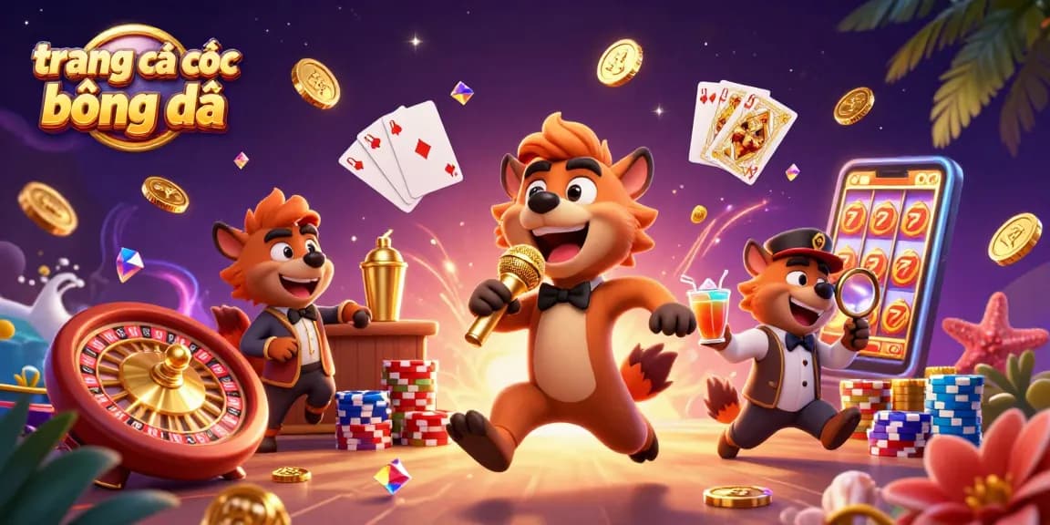 Join the fun at trang cá cược bóng đá with lively hyenas in a 3D comedy casino scene overflowing with excitement.