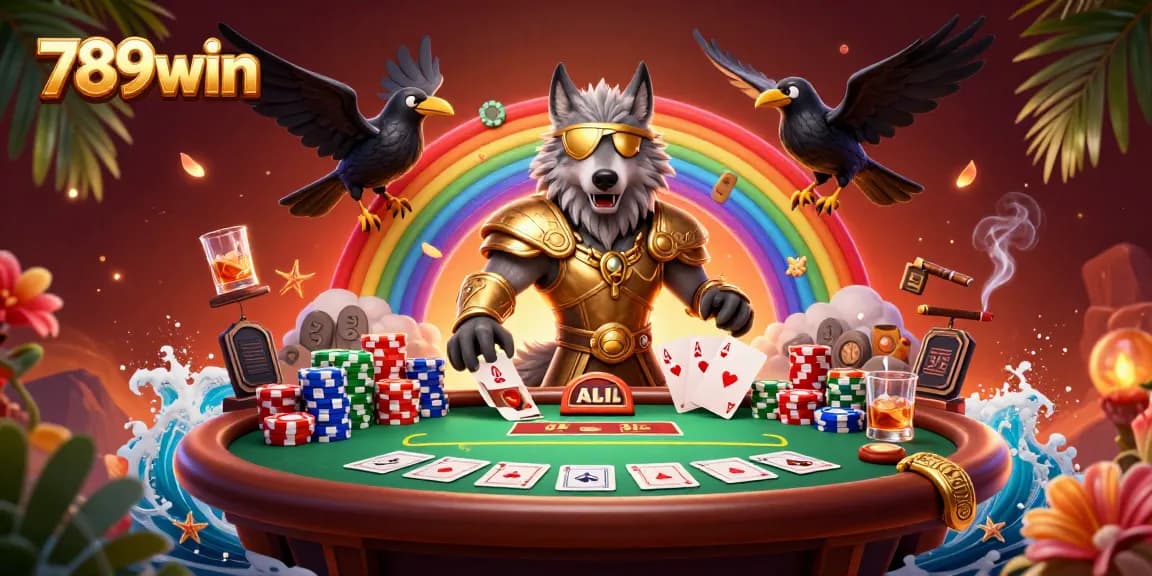 Engage in thrilling gameplay at 789win with a vibrant Norse mythology-inspired casino scene.