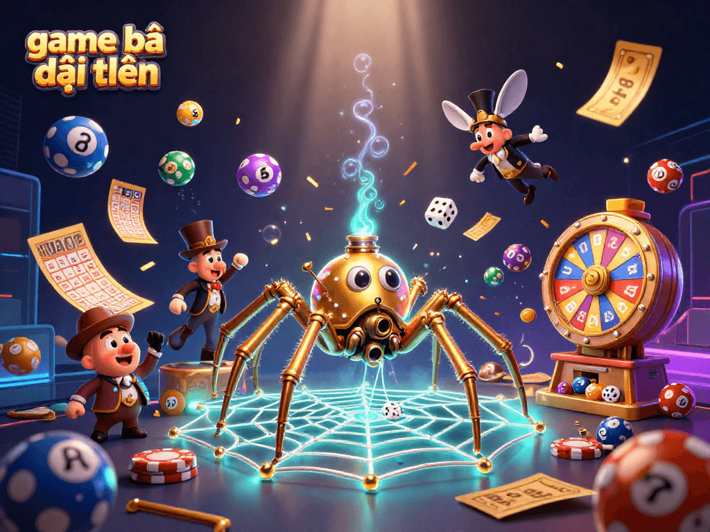 Engage in game bài đổi thưởng delight with our animated steampunk-themed casino scene featuring vibrant elements.