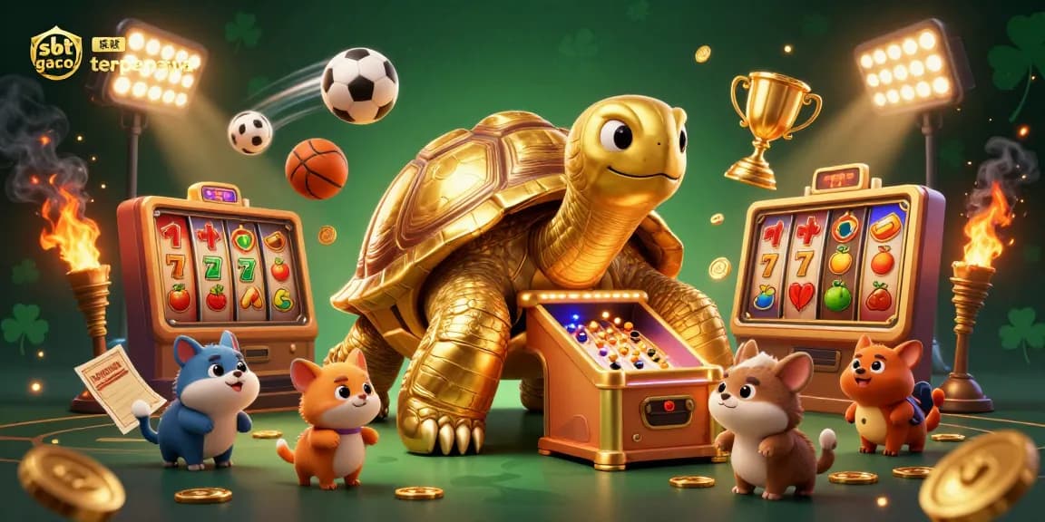 Engage in slot gacor terpercaya gameplay with golden tortoise pinball and exciting characters.