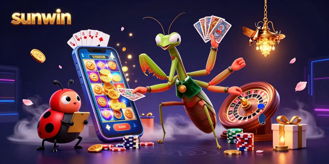 Engage with sunwin's thrilling gaming experience, featuring dynamic characters and casino elements.