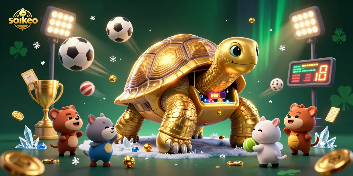 Soikeo sports betting illustration featuring exciting action and dynamic elements.