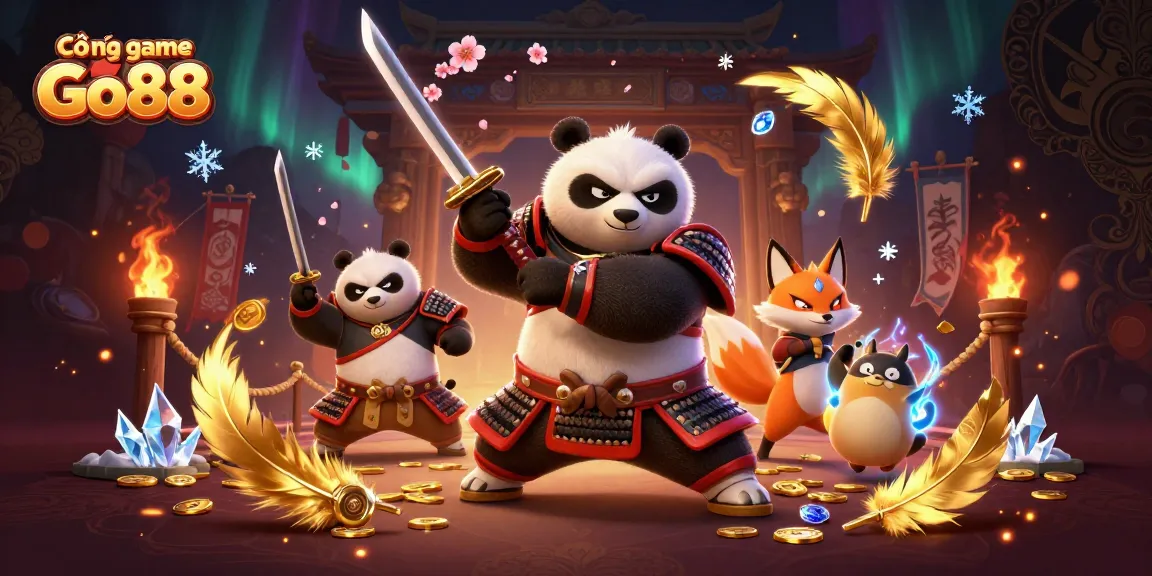 Experience the thrill of Cổng game Go88 with fierce characters and dynamic casino elements.