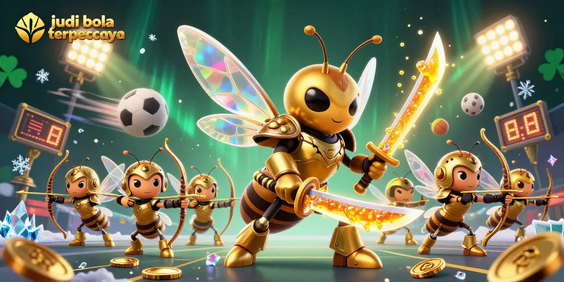 Engage with judi bola terpercaya through interactive sports betting, showcasing dynamic elements and exciting gameplay.