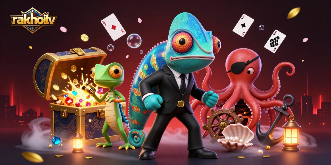 Experience rakhoitv live gaming with a colorful underwater adventure featuring vibrant characters and dynamic casino elements.