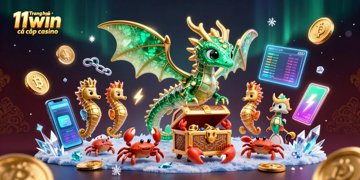 Engage with the thrilling world of Trang chủ 11win cá cược casino featuring emerald dragons and cryptocurrency.