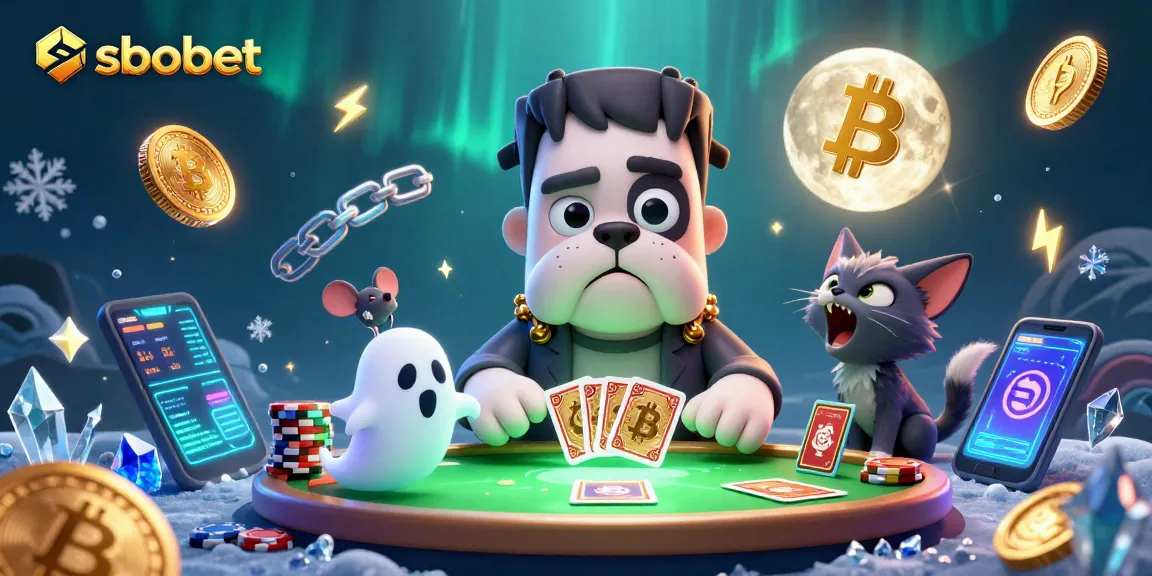 Engage in sbobet with unique characters from a vibrant casino scene featuring thrilling gaming elements.