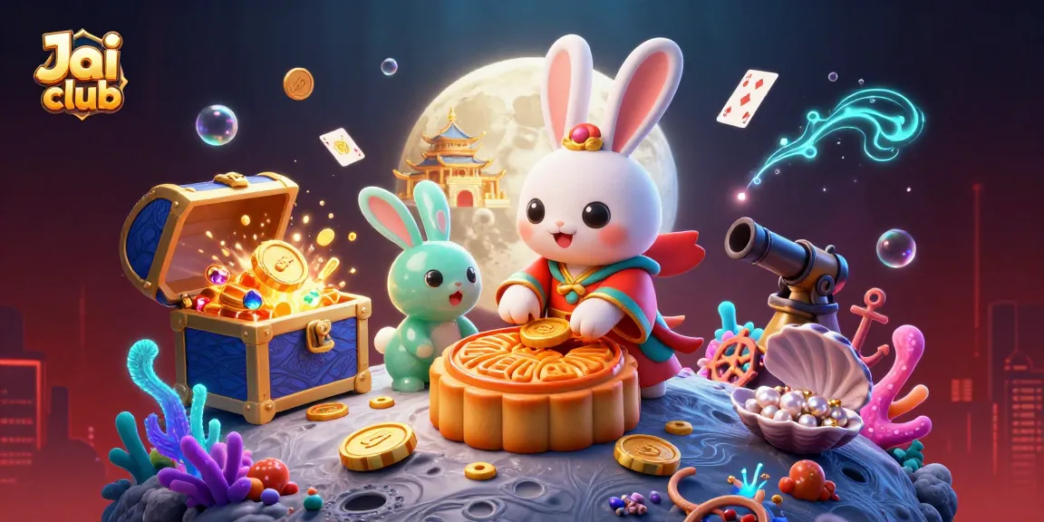 Elevate your gaming experience with Jai club, featuring playful characters and vibrant casino elements.