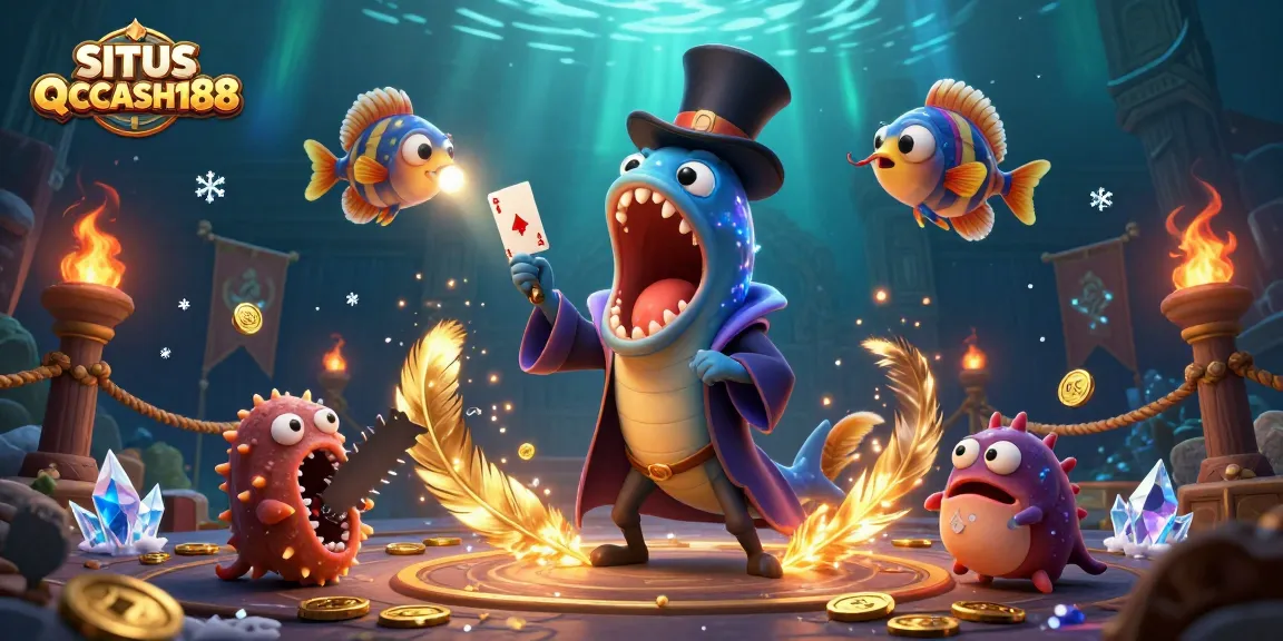 Engage with the thrill of SITUS QQCASH188 through a dazzling underwater casino spectacle.