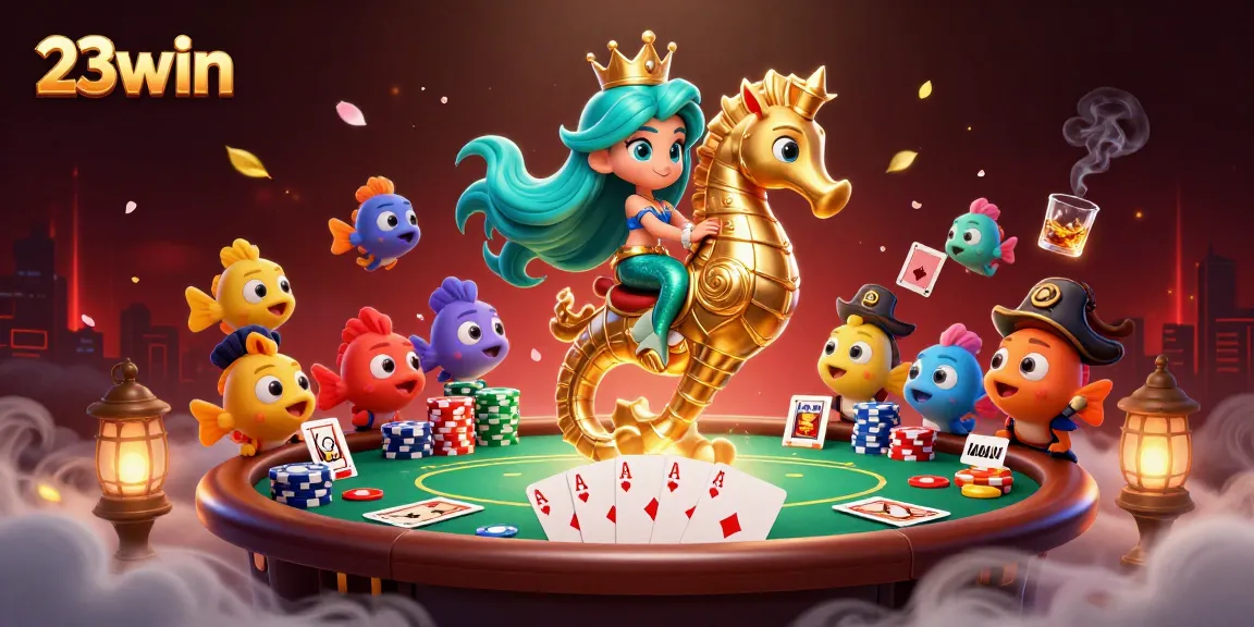 Engage in thrilling gameplay at 23win with our captivating 3D casino experience featuring vibrant characters.