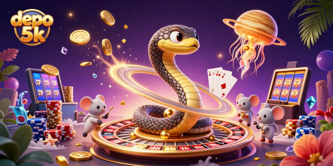 Engage with depo 5k and experience thrilling slot gameplay alongside vibrant cosmic elements.