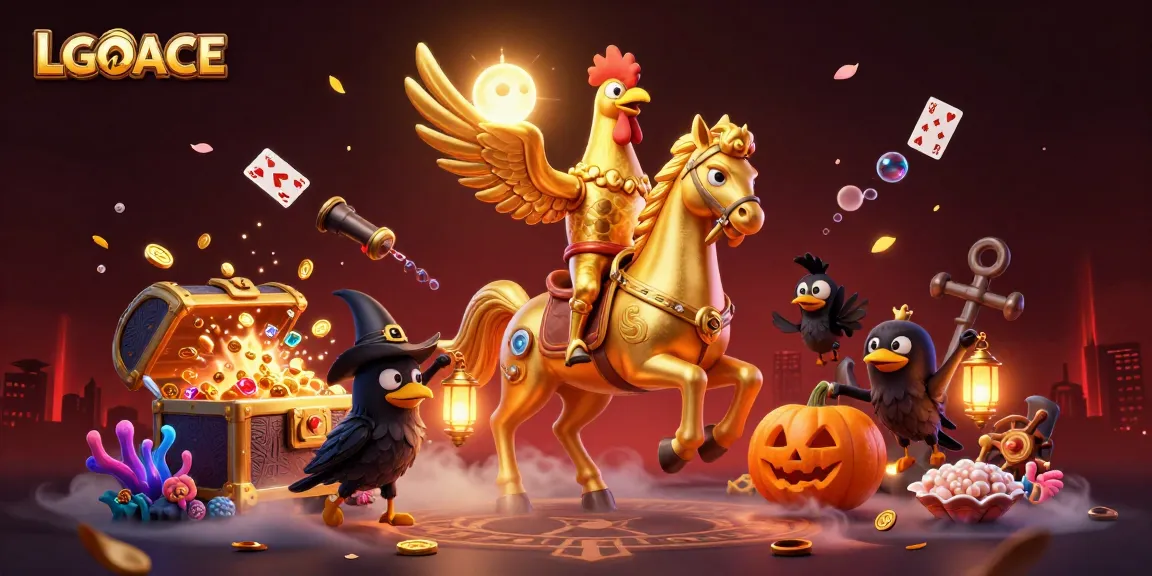 LGOACE captivates players with thrilling casino experiences amidst a magical midnight scene