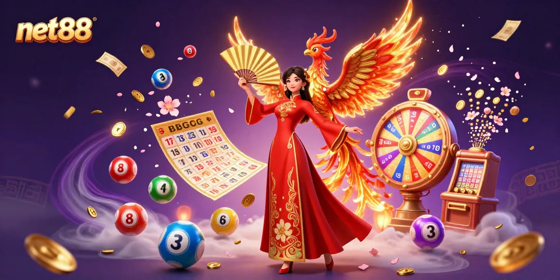 Experience excitement with net88's immersive gaming, colorful lottery elements, and elegant visuals.