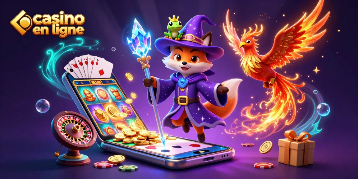 Jouez au casino en ligne avec des jeux passionnants et des personnages magiques en pleine action.