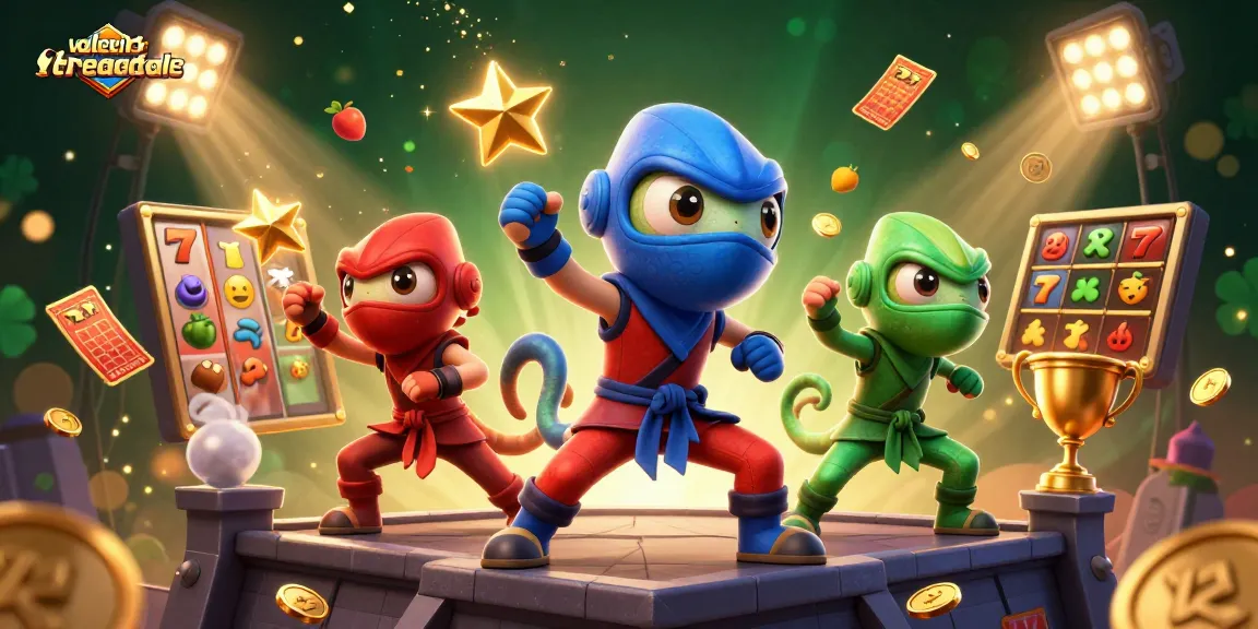 Engage with valeriesthreadtales as vibrant characters celebrate a thrilling slots showdown, showcasing casino excitement.