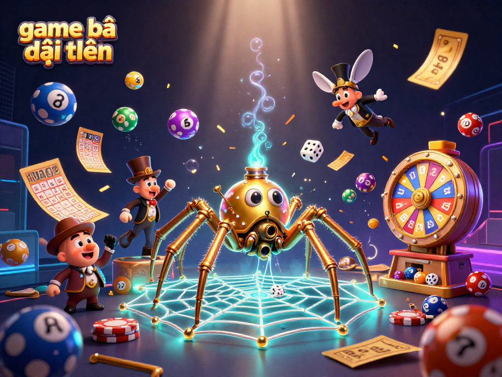 Engage in game bài đổi thưởng delight with our animated steampunk-themed casino scene featuring vibrant elements.