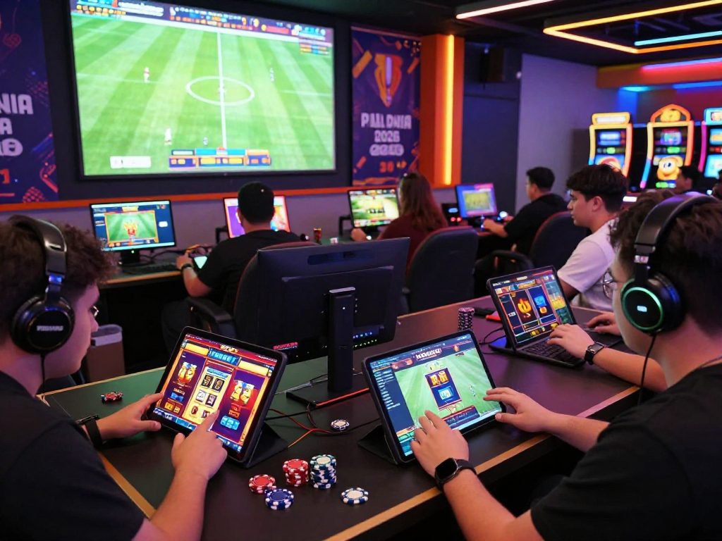 Pengguna aktif vegas 4d menikmati permainan slot online di bawah cahaya cerah saat Piala Dunia 2026 berlangsung.