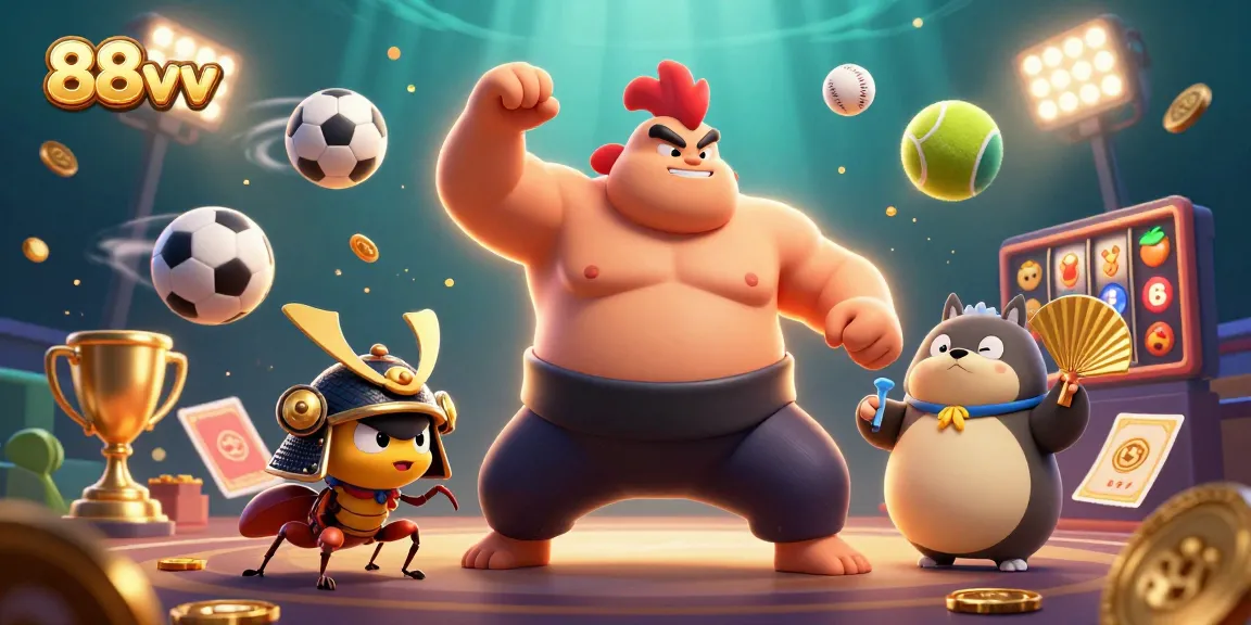 Engage with thrilling gaming action at 88vv featuring vibrant characters and dynamic sports elements.