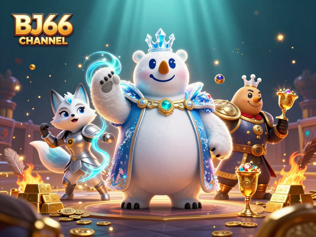 BJ66 CHANNEL showcases an immersive cockfighting viewing experience with dynamic characters and rich casino elements.