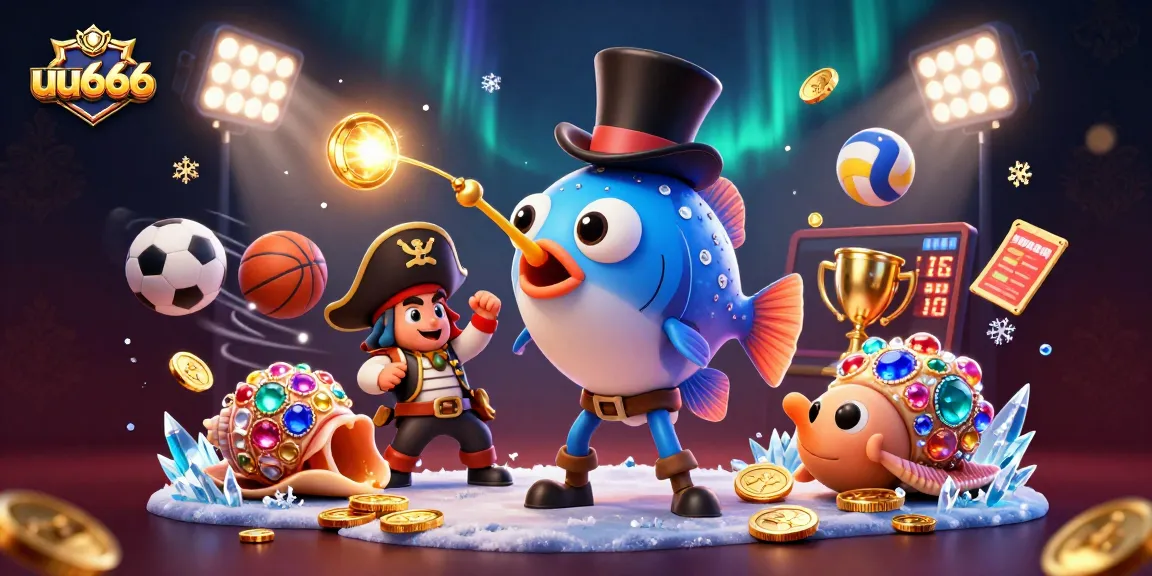 Bet on exciting games at uu666 with golden coins and dynamic sports elements around characters.
