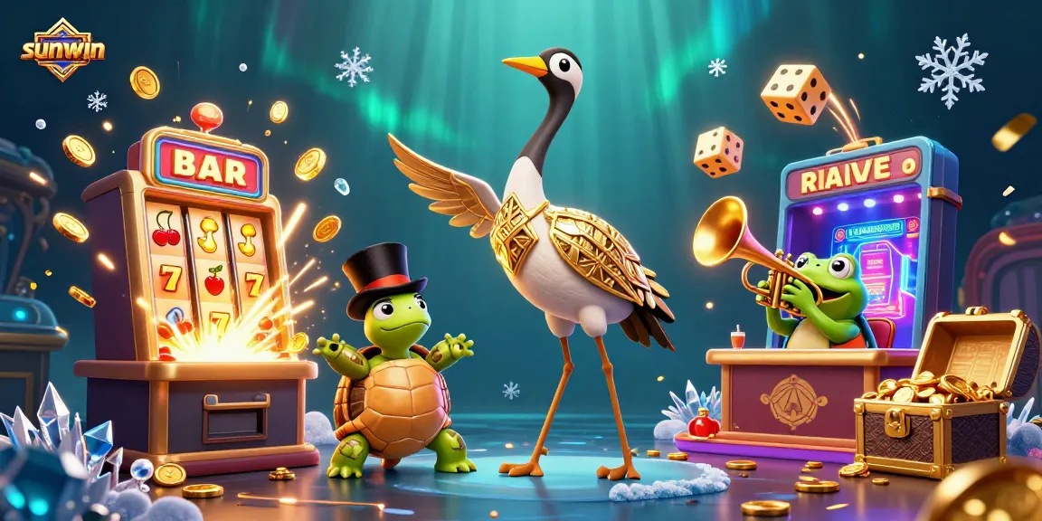 Experience the thrill of winning at sunwin with vibrant slot machines and captivating characters.