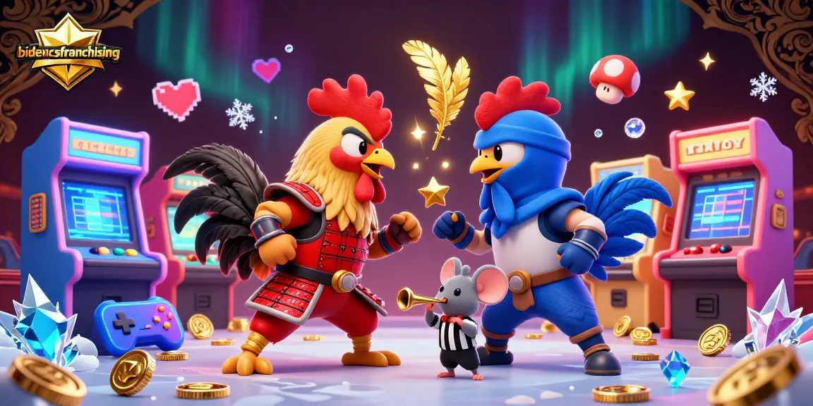 Engage in thrilling gameplay with bidexecsfranchising featuring dynamic roosters in combat.