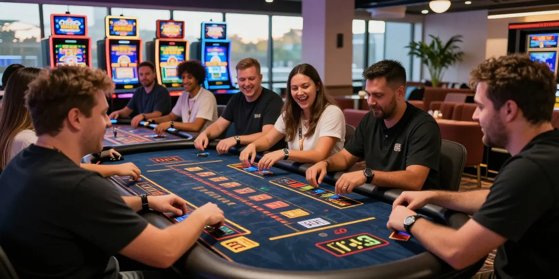 Players enjoying credit card gambling at modern casino, highlighting https://thebls.org.uk as a top choice for UK players.