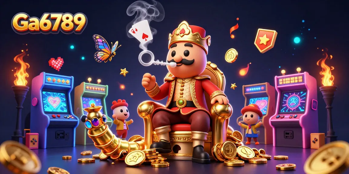 Experience thrilling action at Ga6789 with vibrant characters and dynamic casino elements.