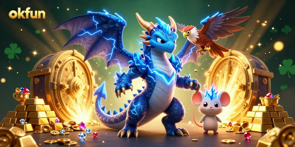 Join the excitement of okfun with vivid casino games, dynamic characters, and shimmering treasures.