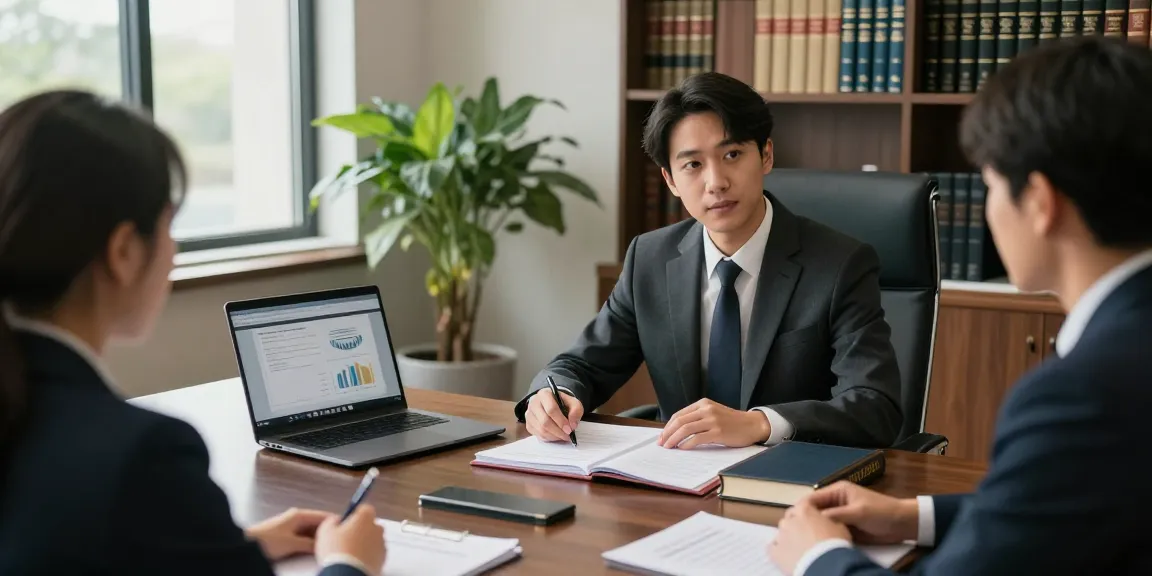 Our website showcases a professional lawyer-client consultation scene in a modern law office.