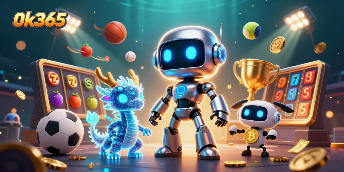 Experience thrilling moments at 0k365 with a vibrant animated casino illustration showcasing games and excitement.