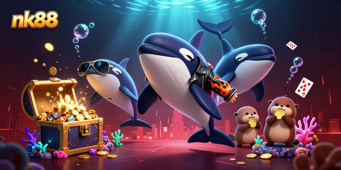 Experience thrilling winnings with nk88 featuring vibrant sea characters and underwater treasures.