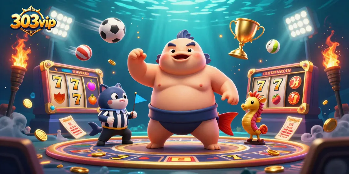 Engage with thrilling gaming action at 303vip featuring dynamic underwater casino elements.