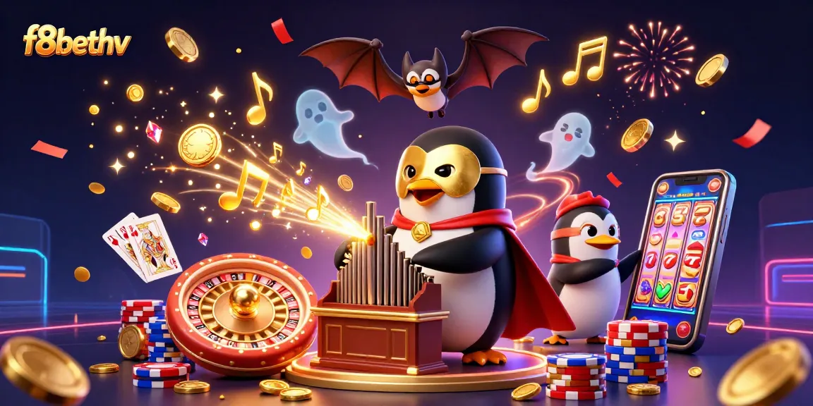 Experience thrilling wins with f8bethv at the casino, featuring iconic characters and winning action.