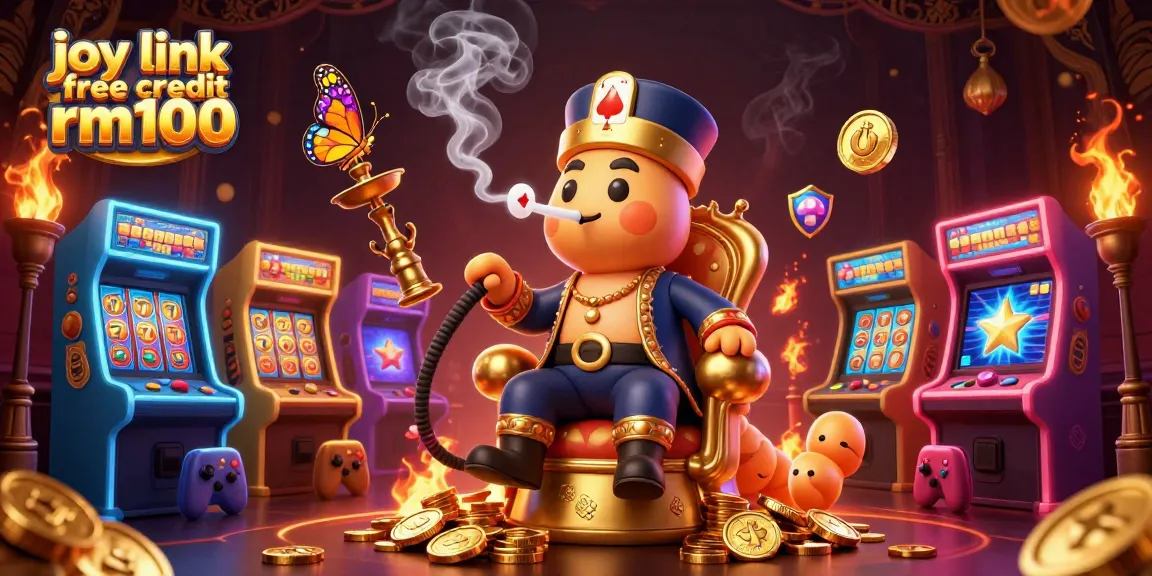 Participate in exciting gameplay with joy link free credit rm100 in a vibrant casino scene.