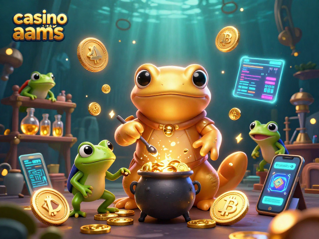 Crea la tua fortuna nei casino non AAMS con l'alchimista e le criptovalute mentre generano oro.