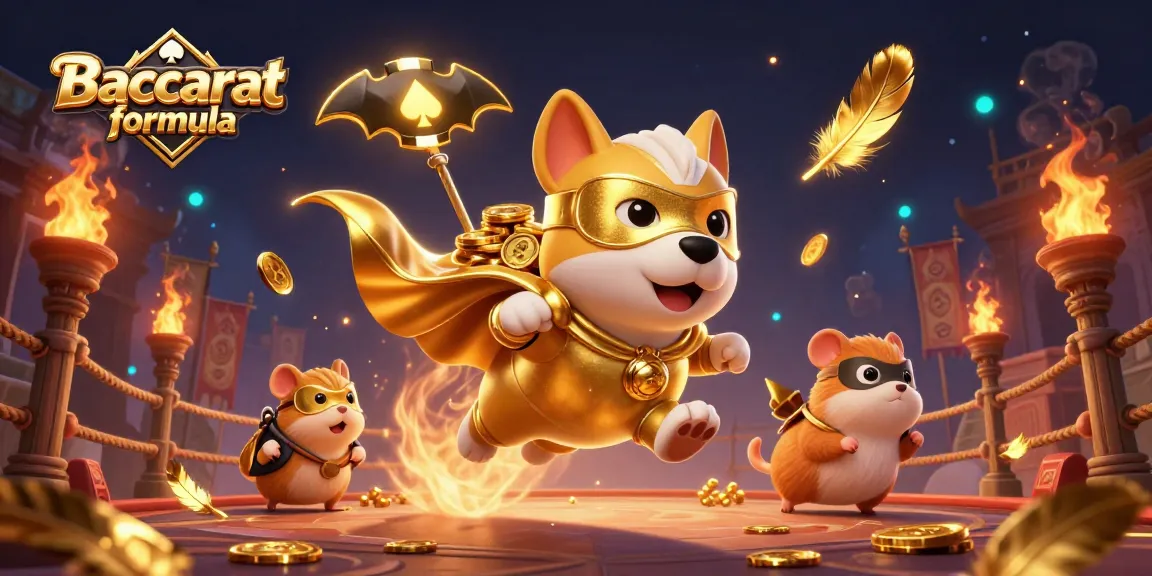 Experience the Baccarat formula with our hero dog and sidekick in an exciting casino adventure.