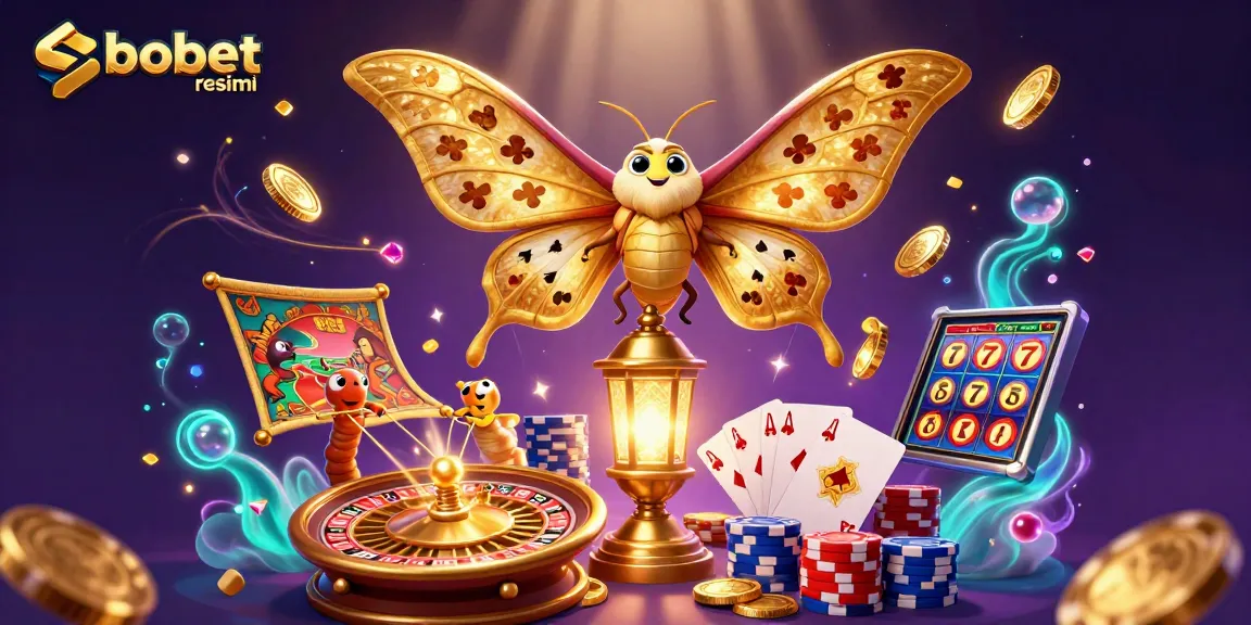 Experience the excitement of sbobet resmi in a captivating fantasy casino scene with vibrant characters and elements.