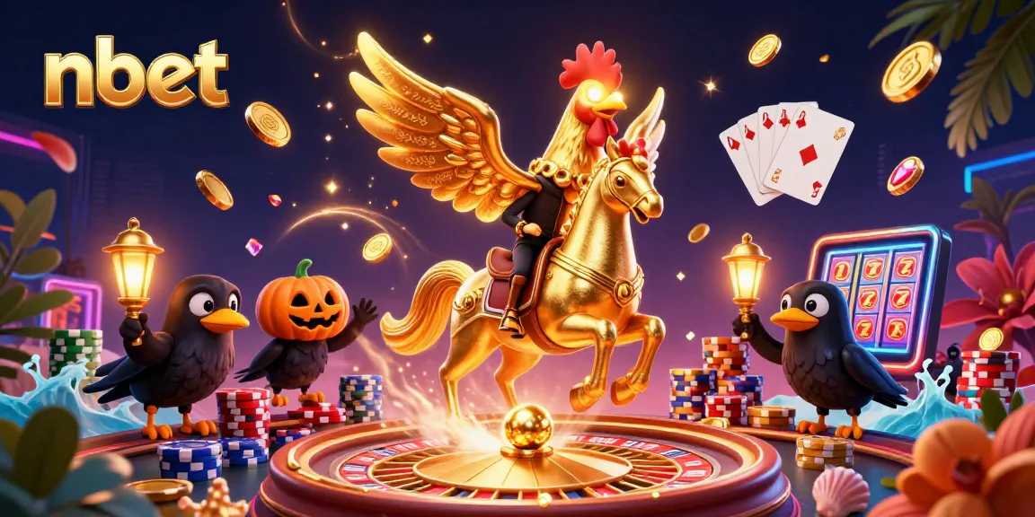 Engage with nbet's thrilling casino adventure featuring golden rooster and magical elements.