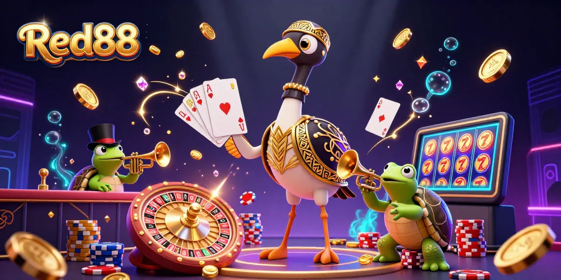 Engage in thrilling gaming with Red88, where 3D characters and spectacular casino elements come alive in excitement.