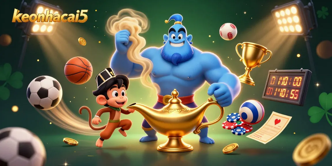 Engage with keonhacai5's thrilling sports betting action with dynamic characters and vibrant game elements.
