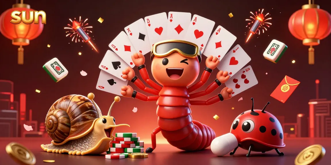 Experience thrilling gameplay with sun-themed cards, vibrant elements and a dynamic dealer in action.