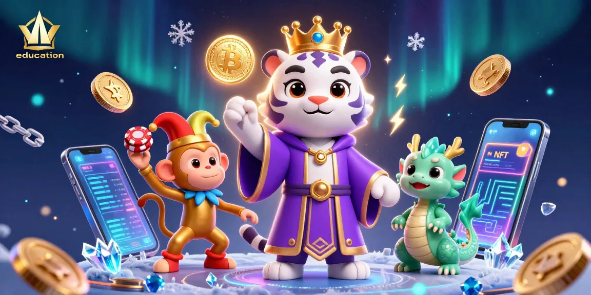 Experience education in gambling strategies with a vibrant 3D illustration of playful casino characters.