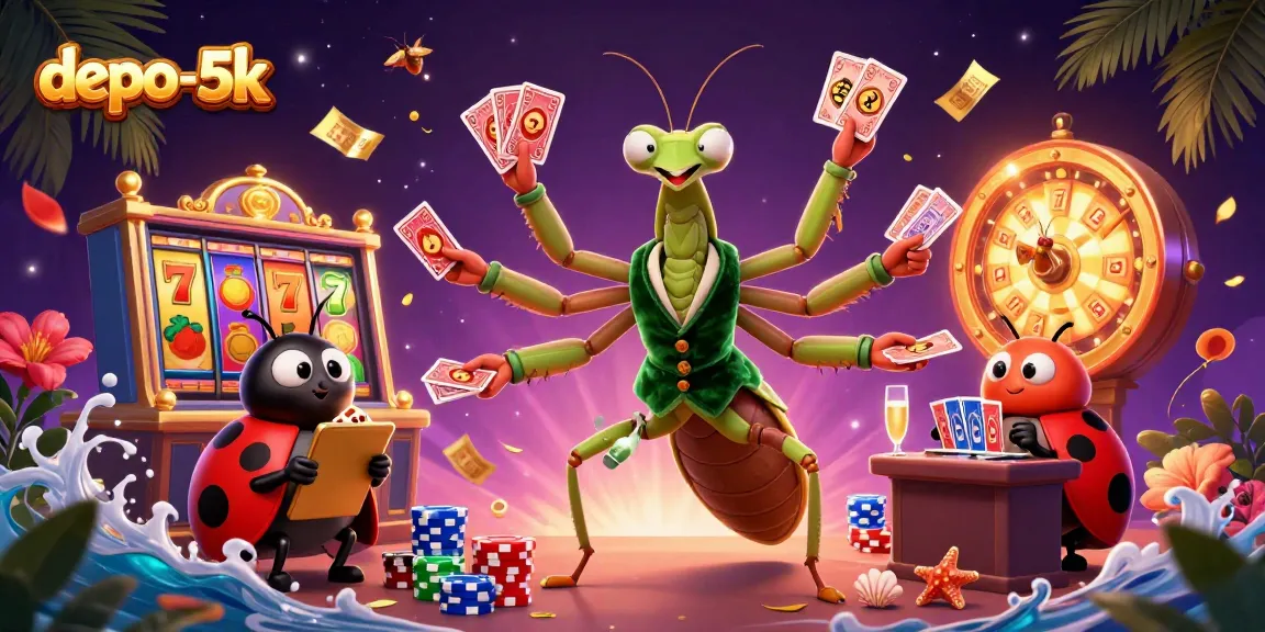 Spin and win with depo-5k's vibrant casino experience featuring captivating slot elements.