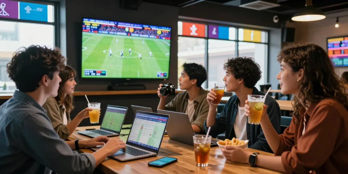 การวางเดิมพันที่ทันสมัยใน playme8 sportsbook ขณะเพื่อน ๆ สนุกสนานร่วมกันรับชมกีฬา