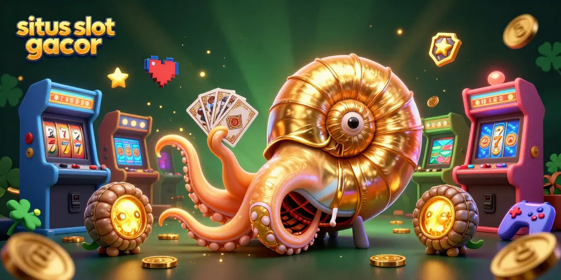 Experience the thrill of situs slot gacor with a vibrant 3D cartoon casino scene showcasing jackpot excitement.
