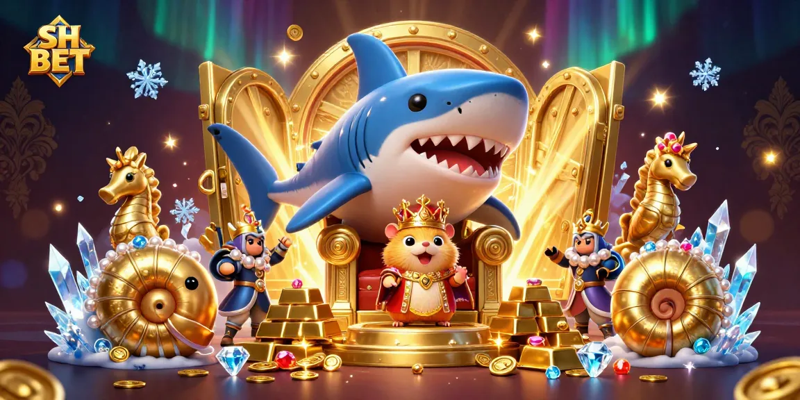 Play at SH BET and encounter a vibrant casino scene filled with treasures and excitement.