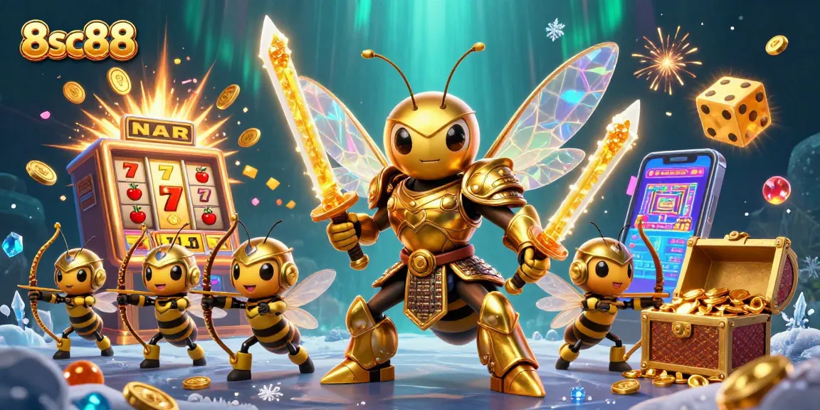 Engage with thrilling moments at 8sc88, where katana-wielding samurai bees and jackpot excitement collide.