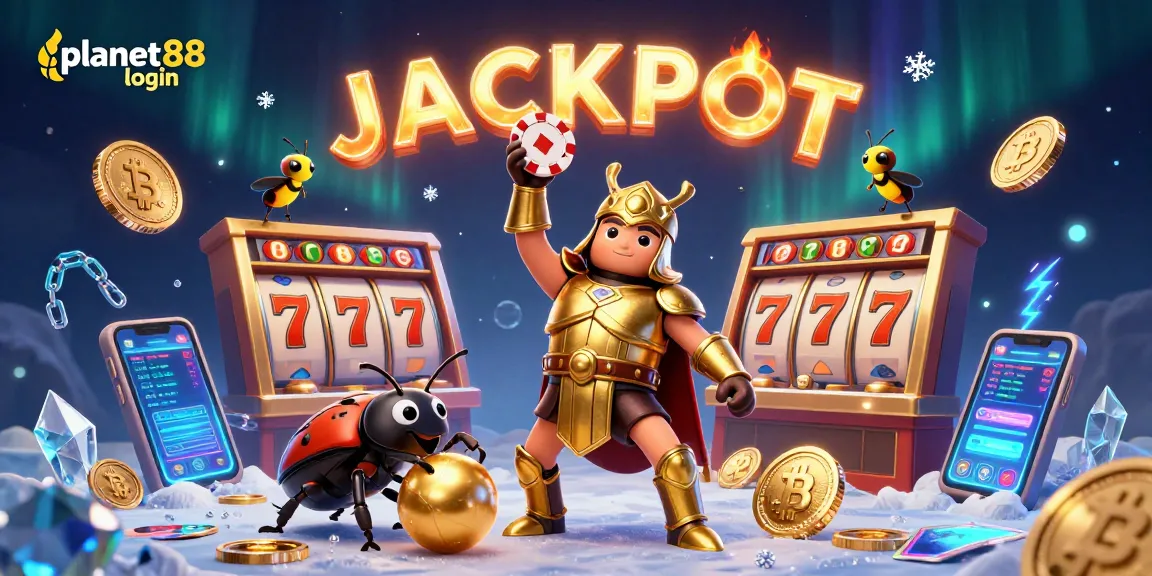 Experience the excitement of planet88 login with jackpot wins in this vibrant casino scene.