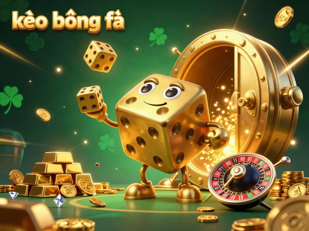 Engage with kèo bóng đá thrilling moments as golden dice and radiant treasure come to life.